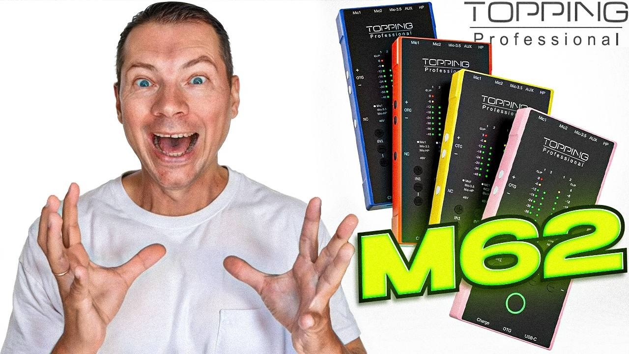 Портативный USB аудиоинтерфейс TOPPING Professional M62. Большой обзор!
