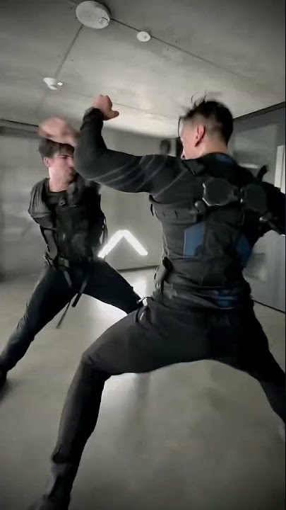 CRAZY STUNT FIGHT!🤯👊🏼💥 @TonyFA #shorts #stunt #stunts #actor #trending #howto