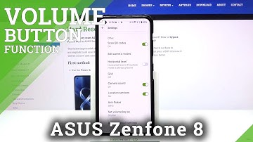 How to Change Volume Button in ASUS Zenfone 8 – Add New Function to Volume Buttons