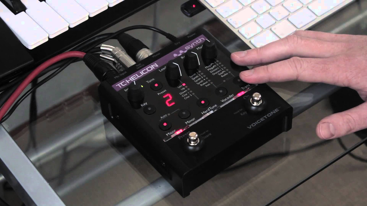 TC-Helicon VoiceTone Synth - Live Demo - YouTube