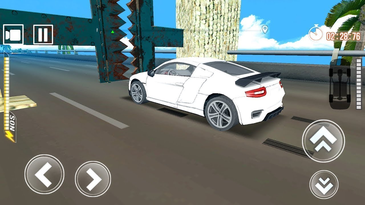 Extreme Driving Speed Car Bumps Challenge Racing Games - YouTube