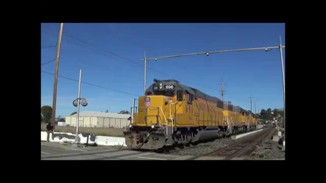 bnsf 5729 [HD] Double Amtrak Heritage and More at Martinez (03/18/14)