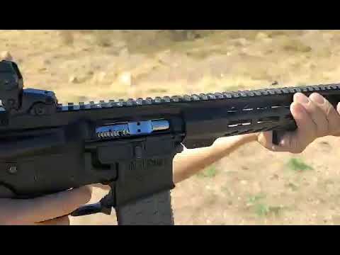 AR-15 Bolt carrier group in action - slow motion