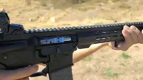 AR-15 Bolt carrier group in action - slow motion