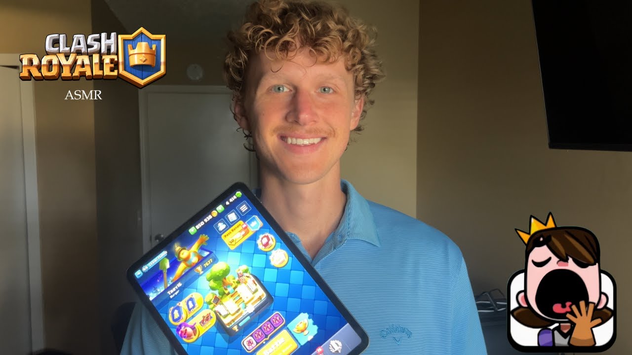 ASMR CLASH ROYALE | Road to 10k Trophies!