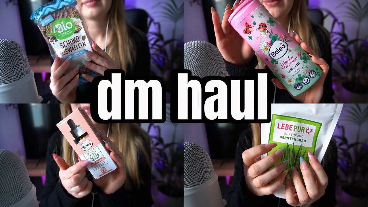ASMR - dm haul ✨ Show and tell (German/Deutsch)