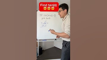 Find tan(θ) 🤯                                    #maths #math #trigonometry #solve #equation
