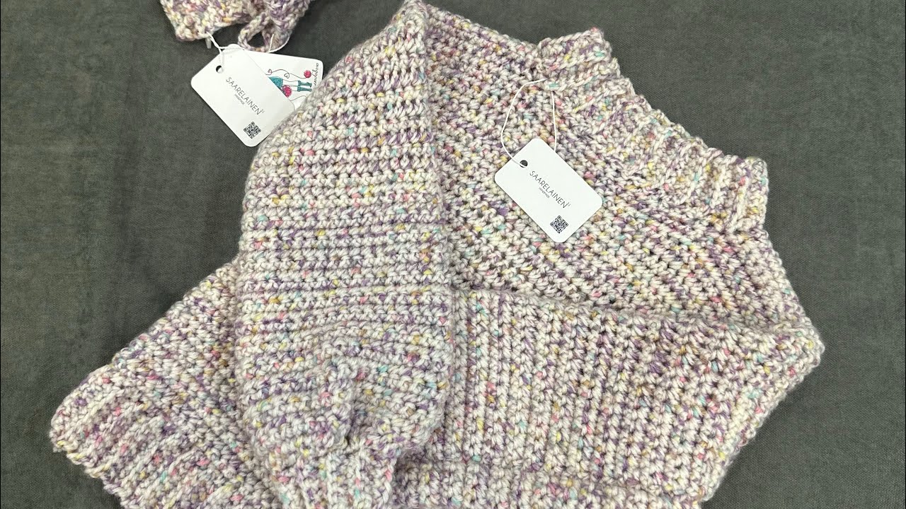 Мастер класс по вязанию крючком свитера .Часть 2