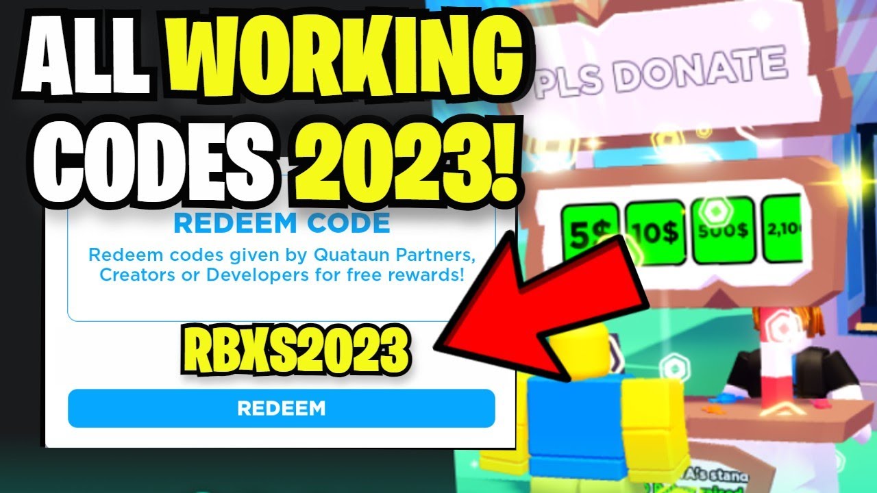 Pls Donate codes December 2023 - PROJAKER