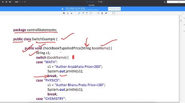 Decision Making Switch Case In Java Video-10