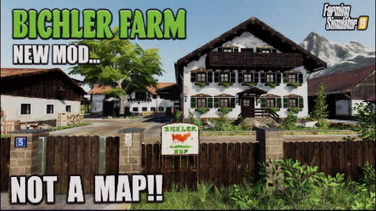 FS19 | BICHLER FARM (NOT A MAP!) | NEW MOD | (Review) Farming Simulator 19 | 30th September 2021.