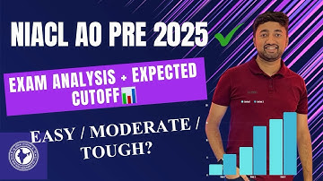 NIACL AO Pre 2025 | Shift Wise Analysis, Difficulty Level, Good Attempts & Cutoff Prediction