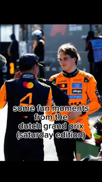 Some fun moments from the Dutch Grand Prix (Saturday edition)
