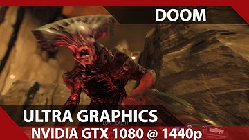 Doom - GTX 1080 @ 1440p - Ultra Graphics Gameplay