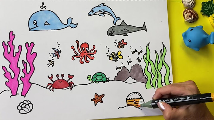 Ηow to draw the Seabed /  Βυθός Θάλασσας / Ζωγραφική για παιδιά 🐠🦐🦀