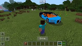 How to add Bugatti Chiron in Minecraft