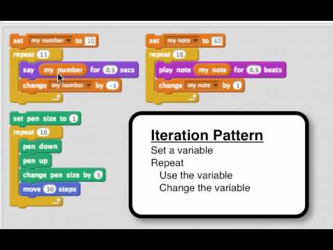 Increasing Dots Used Iteration: Programming in Scratch 2.0 - YouTube