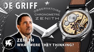 WHAT were they THINKING? Why So Expensive? Zenith Calibre 135 Observatoire - Atelier DE GRIFF