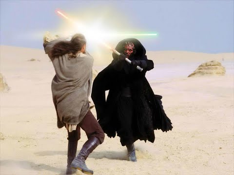 Star Wars Episode I - The Phantom Menace. Escape Tatooine (Qui-Gon Vs  Darth Maul). 4K ULTRA HD.