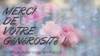 UN IMMENSE MERCI A VOUS !