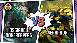 Мультшоу OSSIARCH BONEREAPERS vs SERAPHON I Battlereport 1500 pts I Age of Sigmar