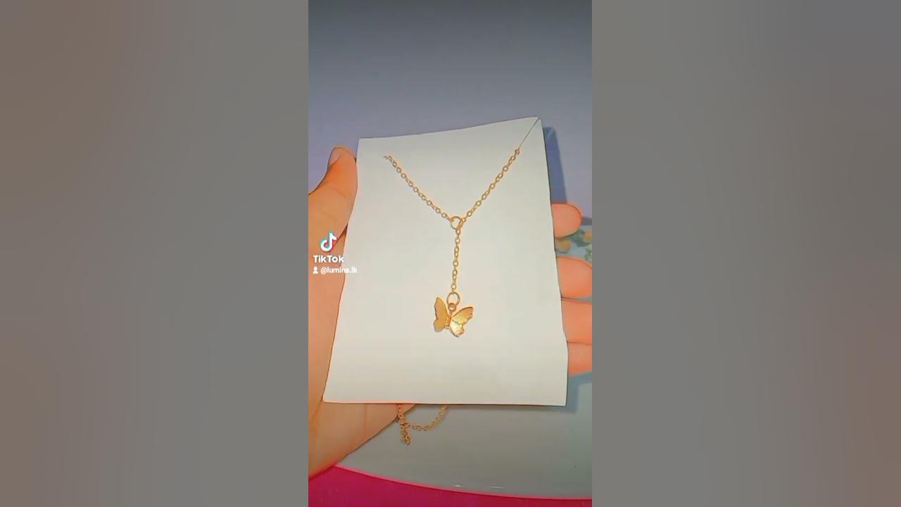 Butterfly Necklace🦋💗                                    #followers #likes #butterfly