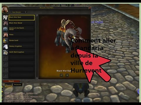 Comment aller à Pandaria depuis la ville de Hurlevent