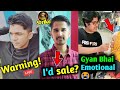 Gyan Bhai Emotional. Skylord strike. desi gamer ID sale react😂. Lokesh gamer police case. LOUD