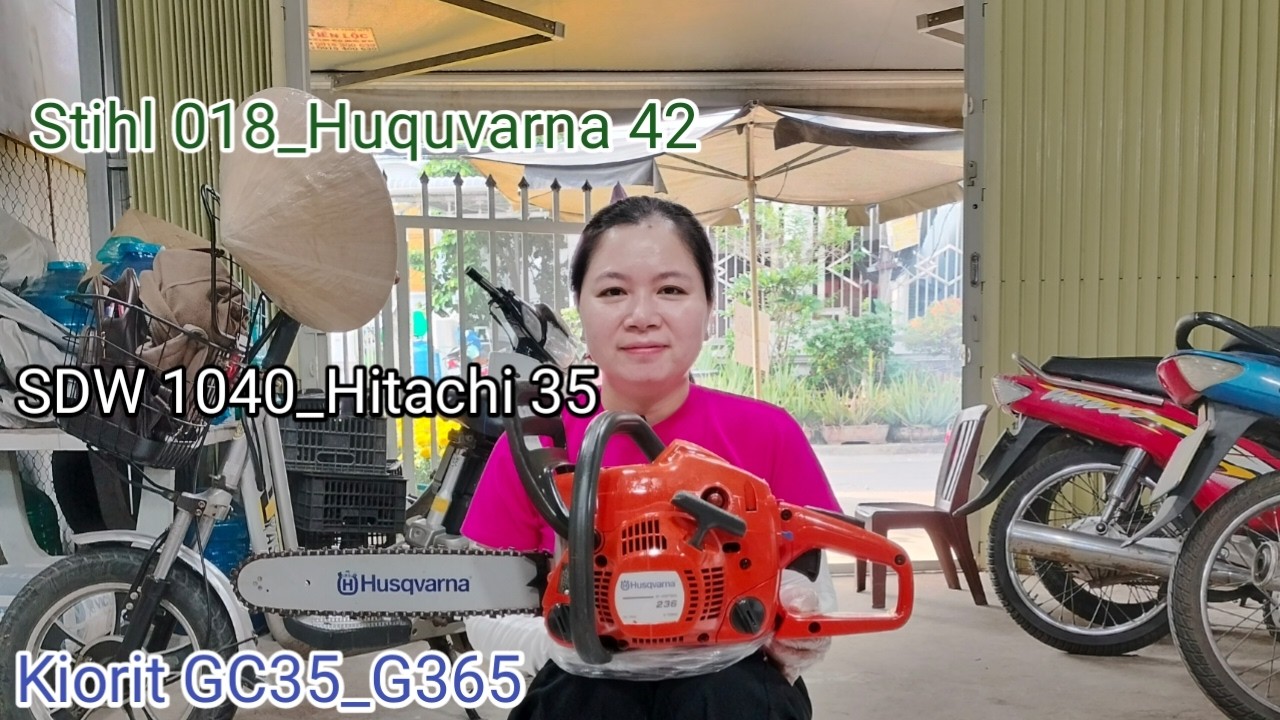 Lô D cưa xích nhật bãi/0913136620/SDW 1040_SDW 485_Hu42_Hu236_Echo 270_Kiorit GC35_Stihl 018_Hitachi
