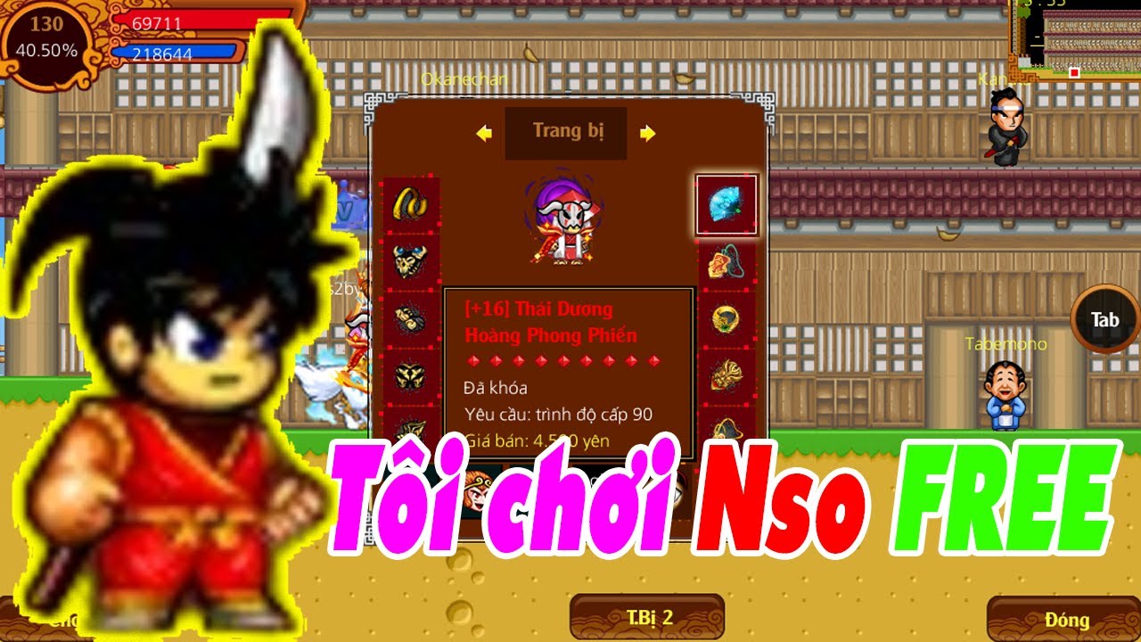 Ninja School Online - Tôi Chơi Sv Miễn Phí ĐỒ VIP ĐÃ OPEN CODE KHỦNG