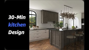 Create a Farmhouse-Style Kitchen in 30 Minutes with Homestyler