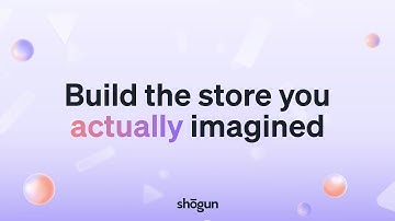 The next generation of Shogun is here.