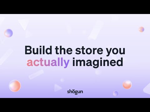 The next generation of Shogun is here.