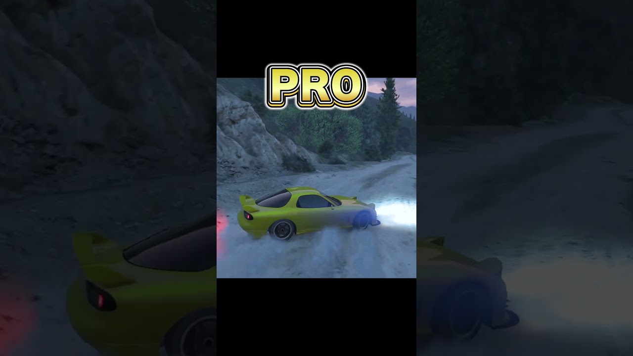 【ドリフト】初心者とプロの違い #gta #ドリフト #fivem 【ドリフト】初心者とプロの違い #gta #ドリフト #fivem