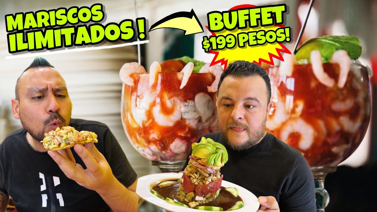 Encontramos un BUFFET DE MARISCOS muy barato y escondido
