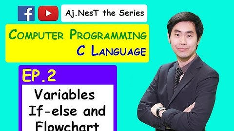 Computer Programming (C Languages) Ep. 2 Variables If-else and Flowchart ง่ายนะ