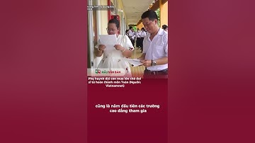 Bộ GD&ĐT lùi thời gian công bố điểm chuẩn đến 22/8