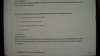 Details Traffic School Final Exam - Questions and Answers. The goal is to improve knowledge on drive safe. Update
