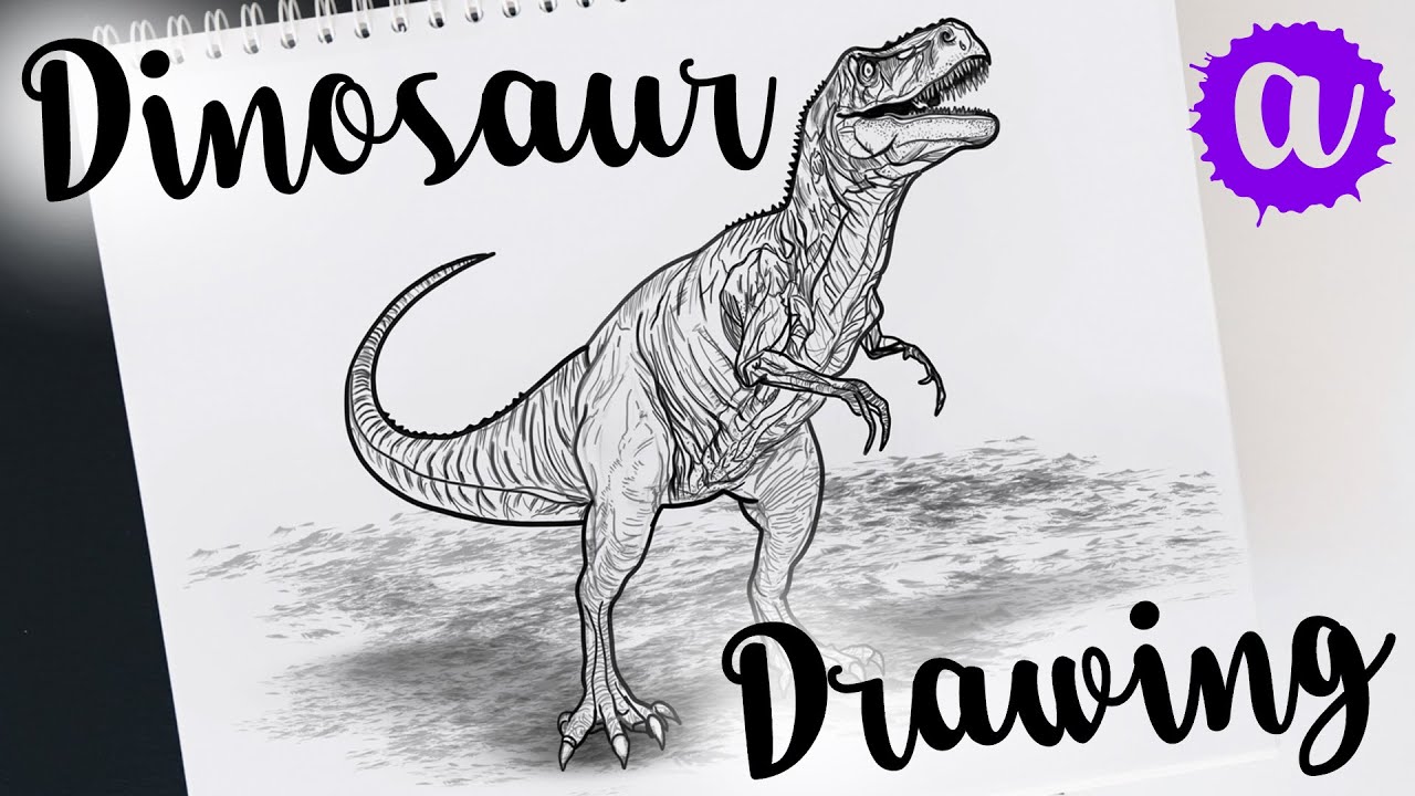 How to Draw a T-Rex the Easy Way