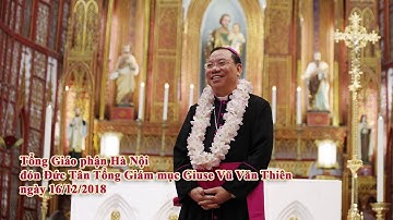 Đức Tân Tổng Giám mục Giuse Vũ Văn Thiên về tới Hà Nội