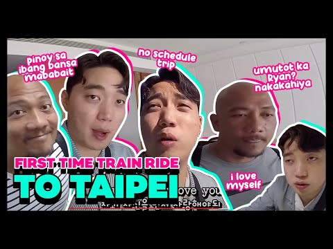 My FIRST TIME Riding a TRAIN TO TAIPEI | Ryan Bang