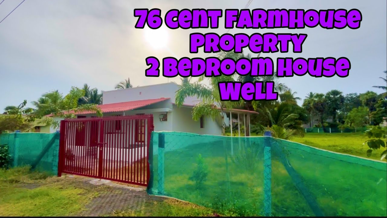 🆔102// (sold out, )76 cent 🌳🌴🥭farmhouse property 1 well Sundivakkam village nearby Cheyyur