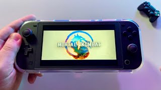 Mortal Combat 1 Nintendo Switch Lite Gameplay