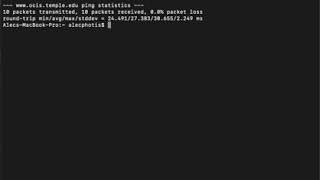 Ping command
