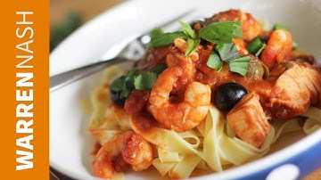 Seafood Tagliatelle Recipe - Feed your Mind - Recipes by Warren Nash