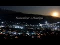 Ночной Арсланбоб, Arslanbob by night on November