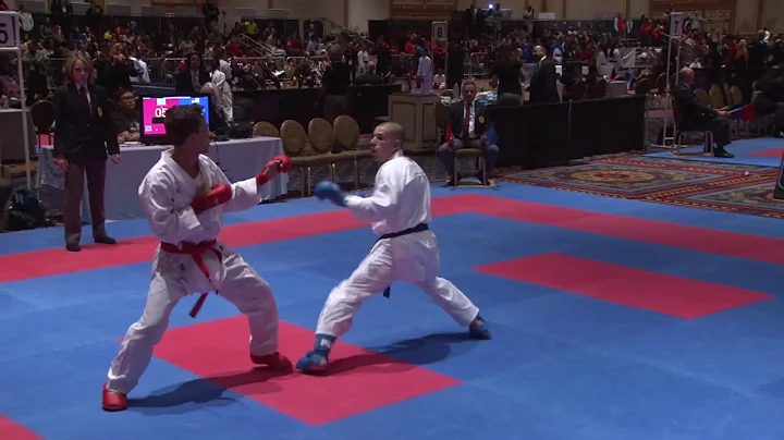 2017 US Open Elite Male Kumite -60 Kg Maximilano L...