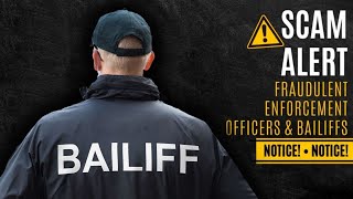 Is The Bailiff at your door Legit or a SCAMMER?  Here's how you can find out!