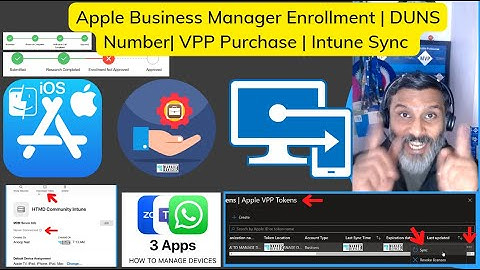 Apple Business Manager-inschrijving | DUNS-nummer aanmaken | VPP-aankoop | ABM- en Intune-synchro...