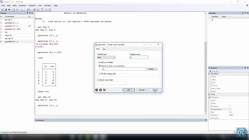 How and when to use Menus or Commands in STATA